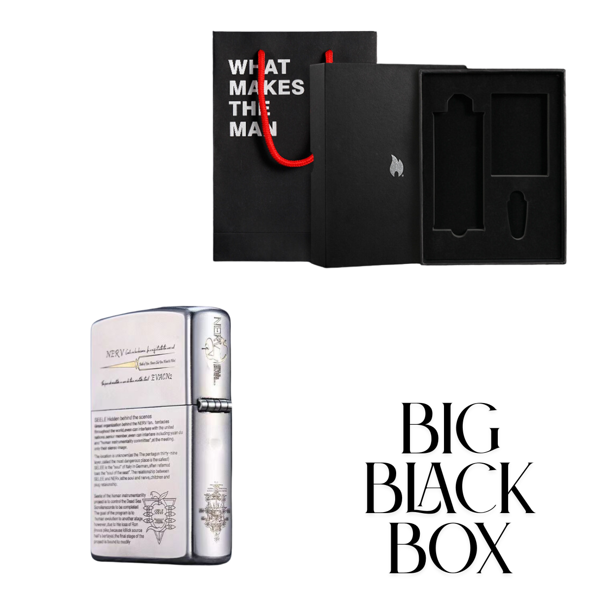 Neon Genesis Evangelion Deep Carved Zippo Lighter - Premium Anime Collectible