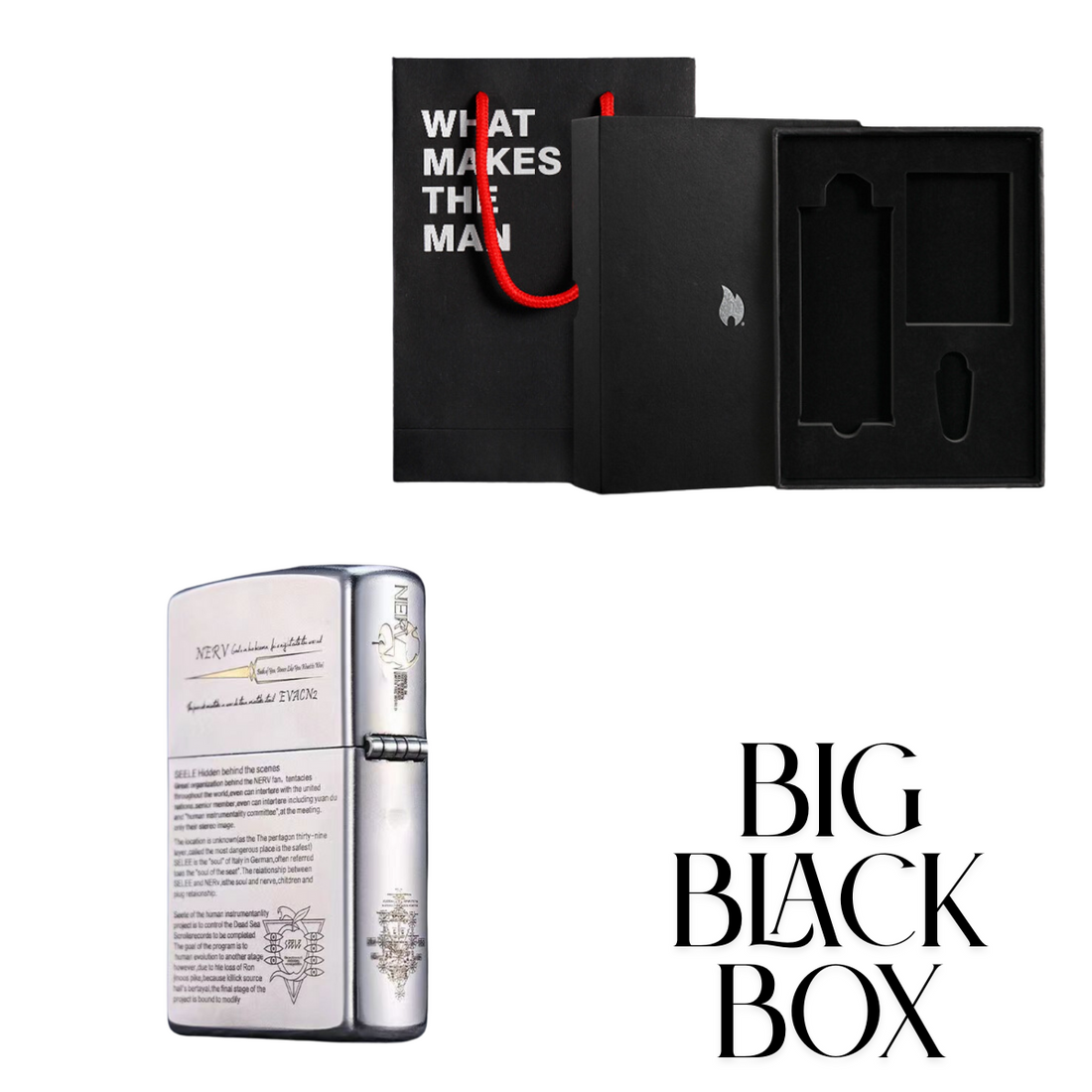 Neon Genesis Evangelion Deep Carved Zippo Lighter - Premium Anime Collectible