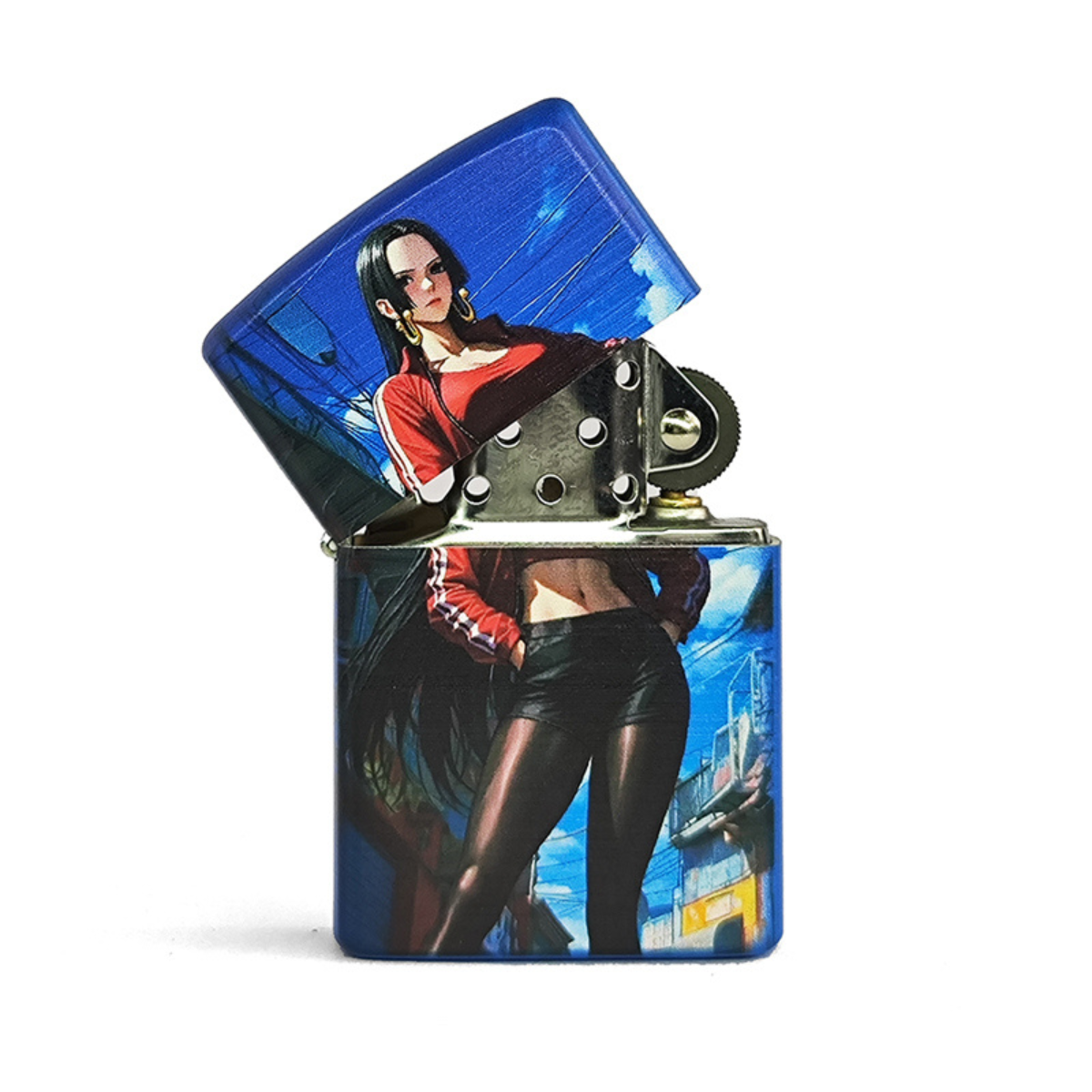 Ni.co Ro.b.in O.ne P.ie.ce Custom Lighter – Zorro 3D Anime Design