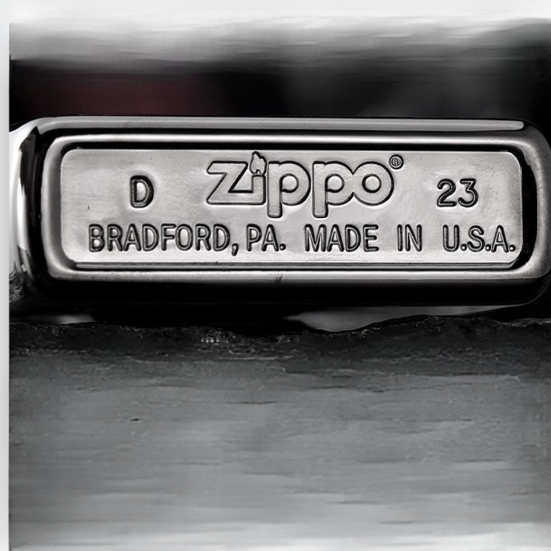 Lu.ffy Ni.ka Ge.ar 5 Black Ice Zippo Lighter Laser Engraved