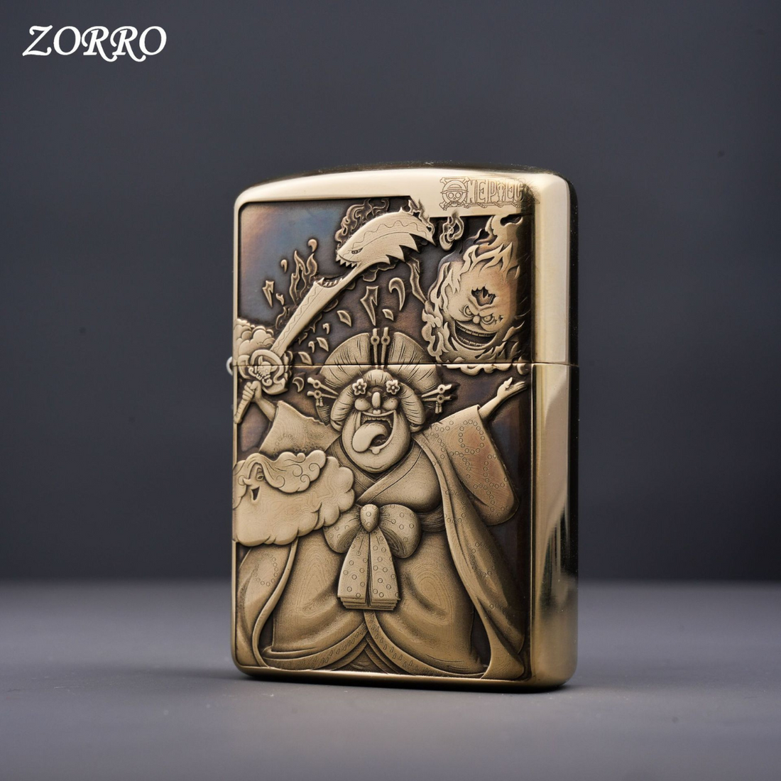 O.n.e Pi.ec.e 3D Engraved Brass Lighters Collection - Custom Anime Gifts for Collectors