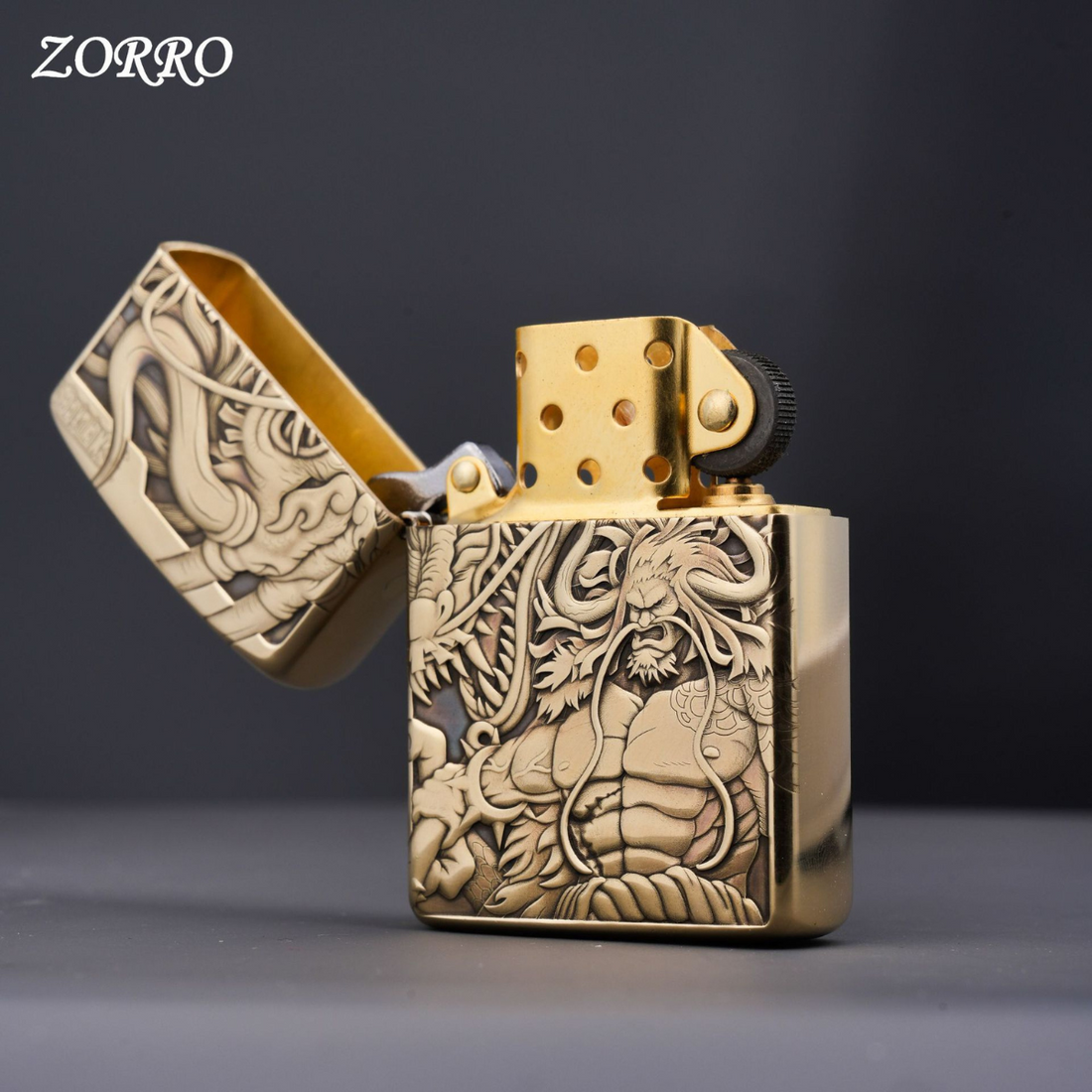 O.n.e Pi.ec.e 3D Engraved Brass Lighters Collection - Custom Anime Gifts for Collectors