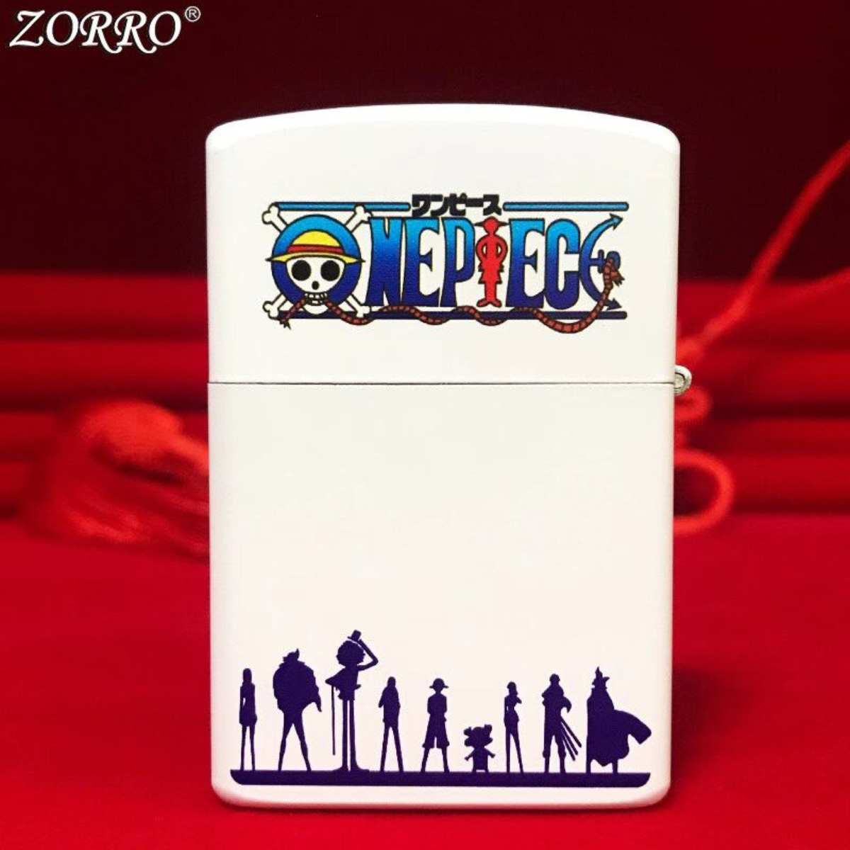 Zorro On.e Pi.e.ce Lu.ffy Pure Copper Kerosene Lighter – 3D Painted