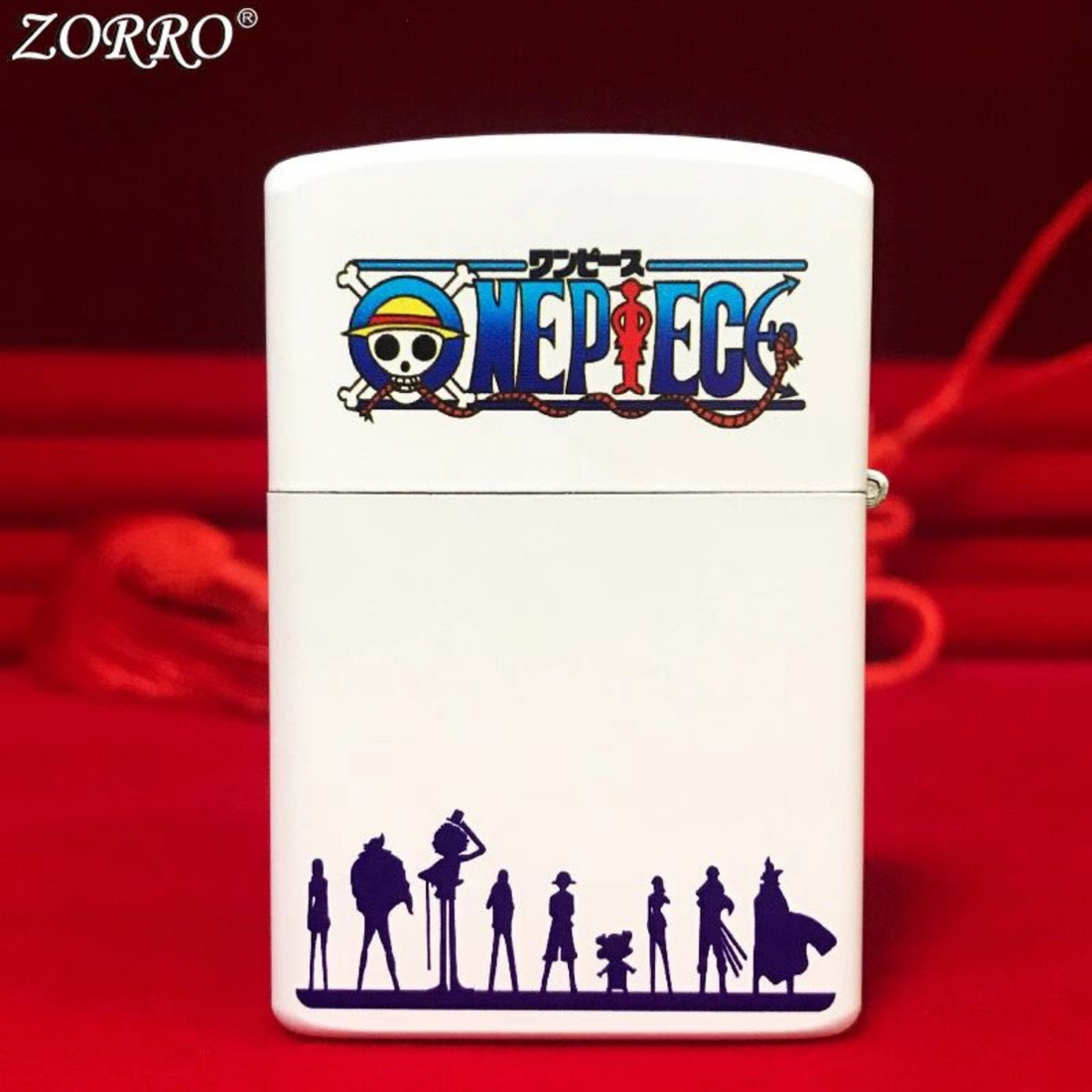 Zorro On.e Pi.e.ce Lu.ffy Pure Copper Kerosene Lighter – 3D Painted