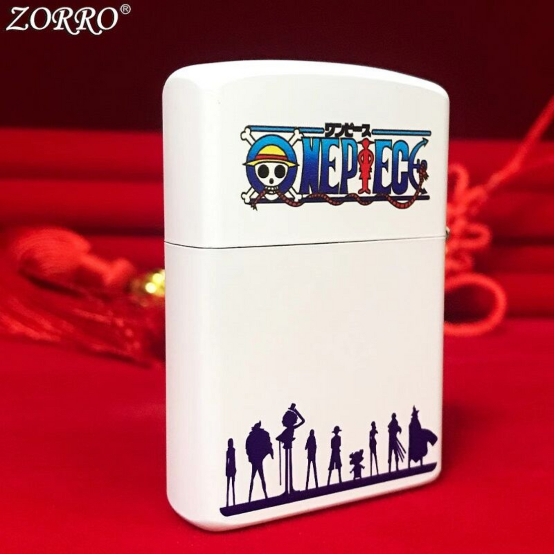 Zorro On.e Pi.e.ce Lu.ffy Pure Copper Kerosene Lighter – 3D Painted