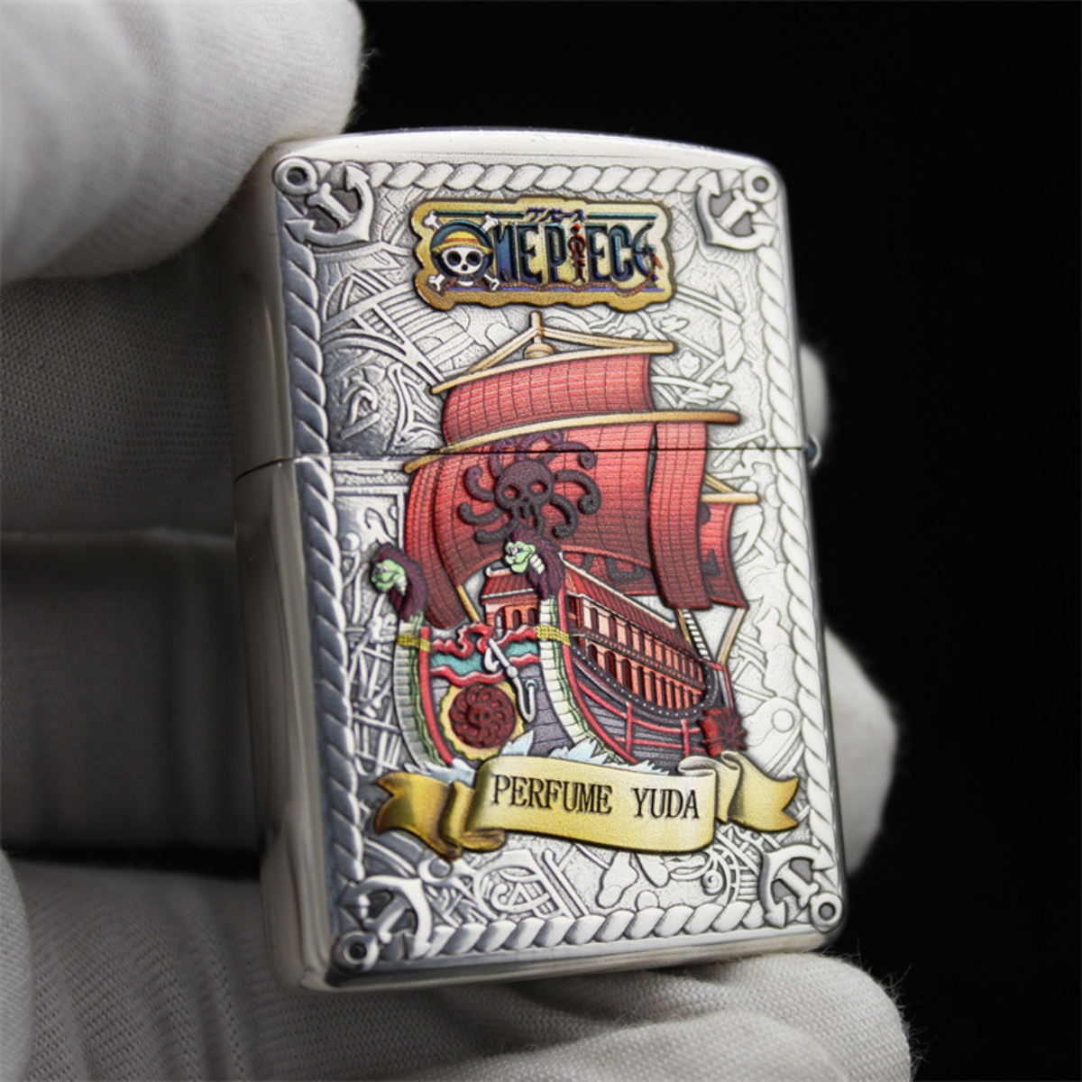 O.n.e P.ie.ce Zippo Lighter – 3D Relief & Hand-Painted