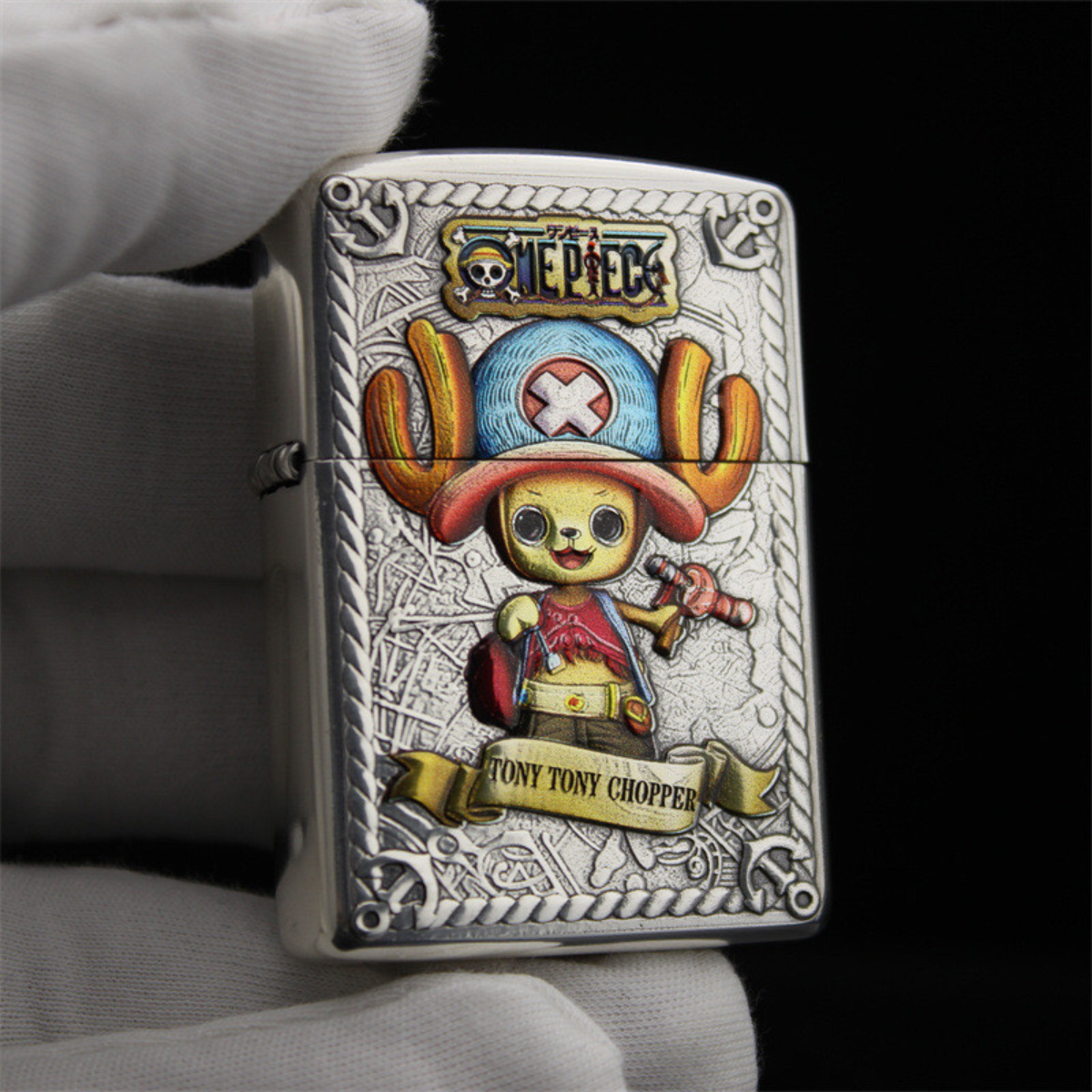 O.n.e P.ie.ce Zippo Lighter – 3D Relief & Hand-Painted