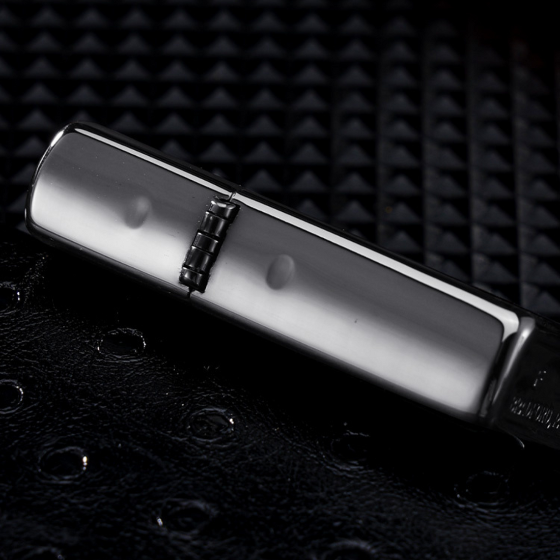 Parasite Anime Zippo Lighter Two-Sided Engraved Black Ice