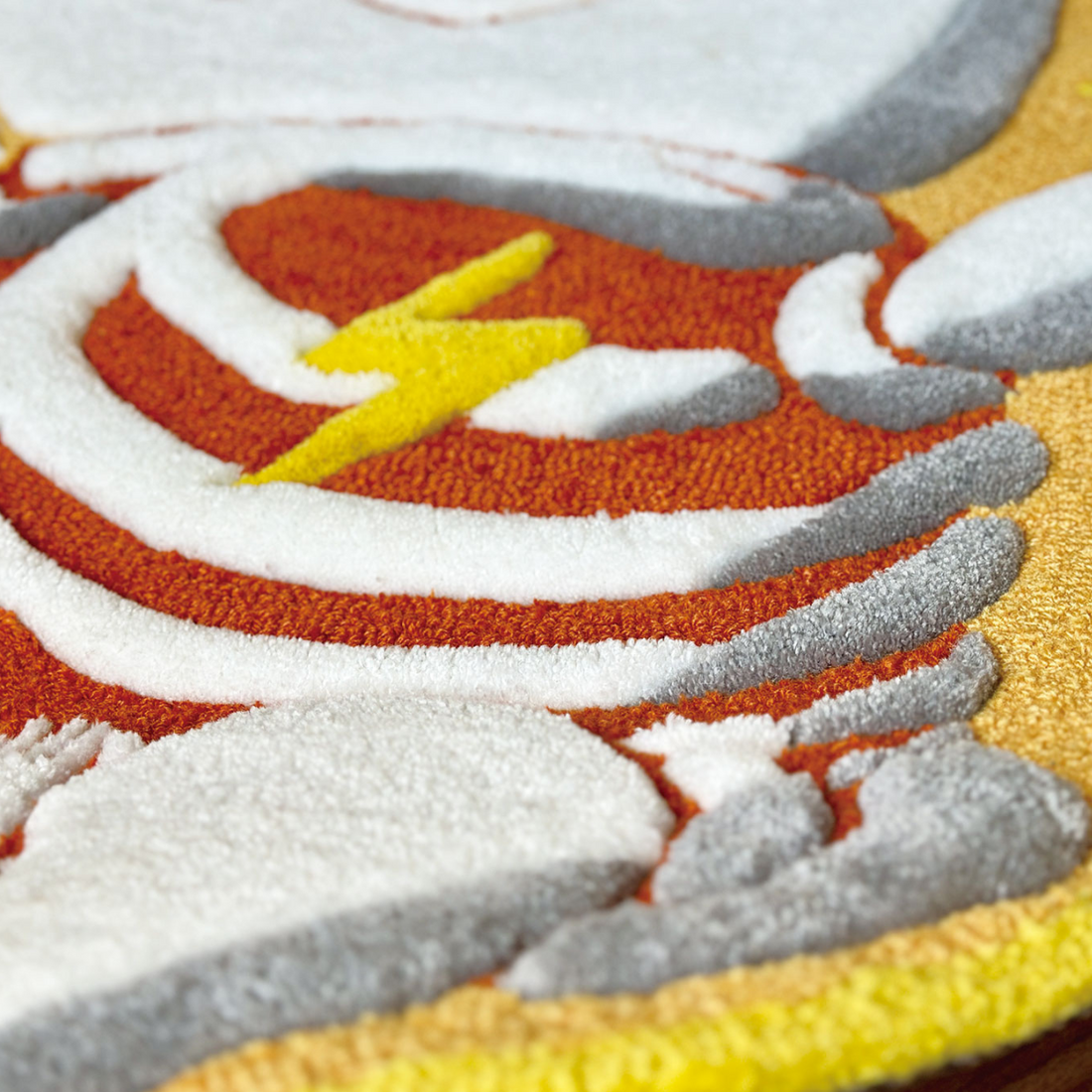 Pre Sale / Made to order Skeleton P.i.k.a.c.h.u Rug – Handmade Tufted Electric Mouse Carpet