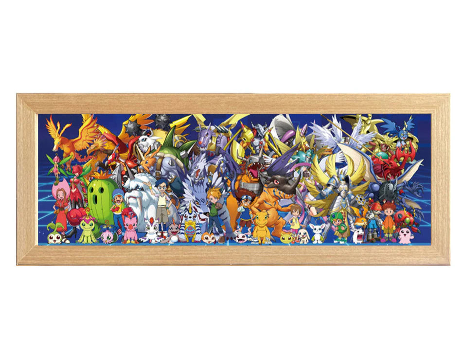 Gaminin™ GlowBox | 3D Anime LED Night Light with Acrylic Art & Wooden Base