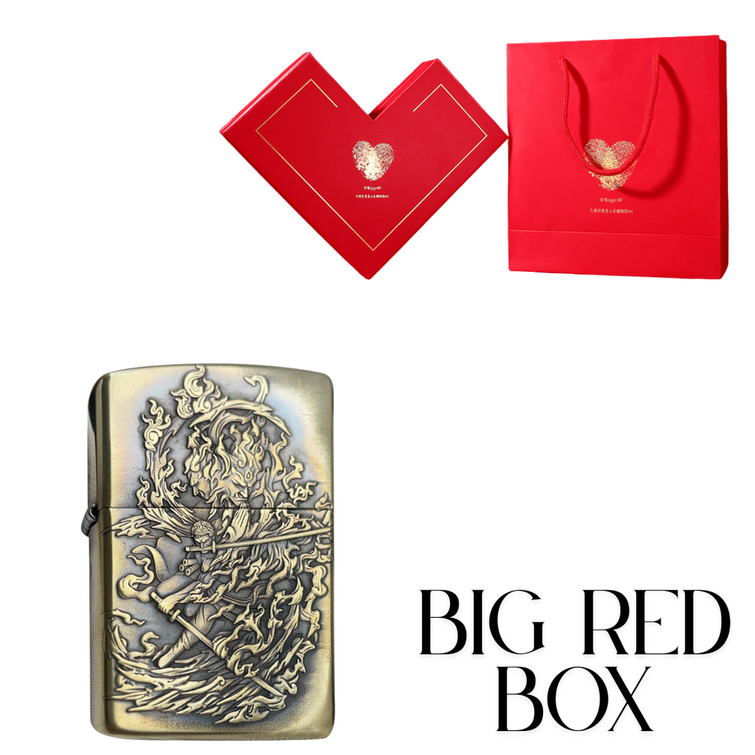 Ror.on.oa Zo.ro Zippo Lighter 3D Relief, Dual-Side, 2025 Edition