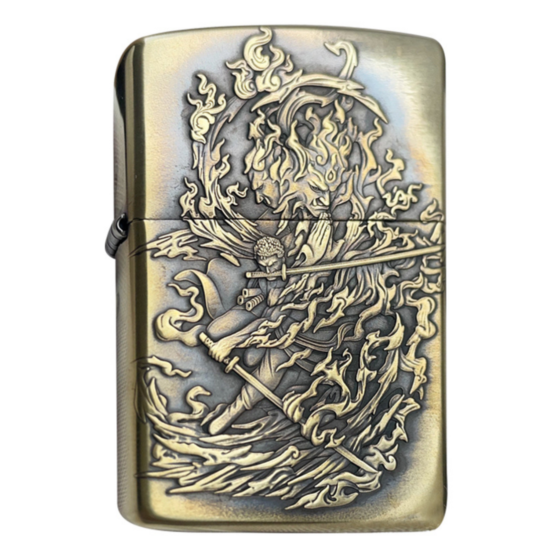 Ror.on.oa Zo.ro Zippo Lighter 3D Relief, Dual-Side, 2025 Edition