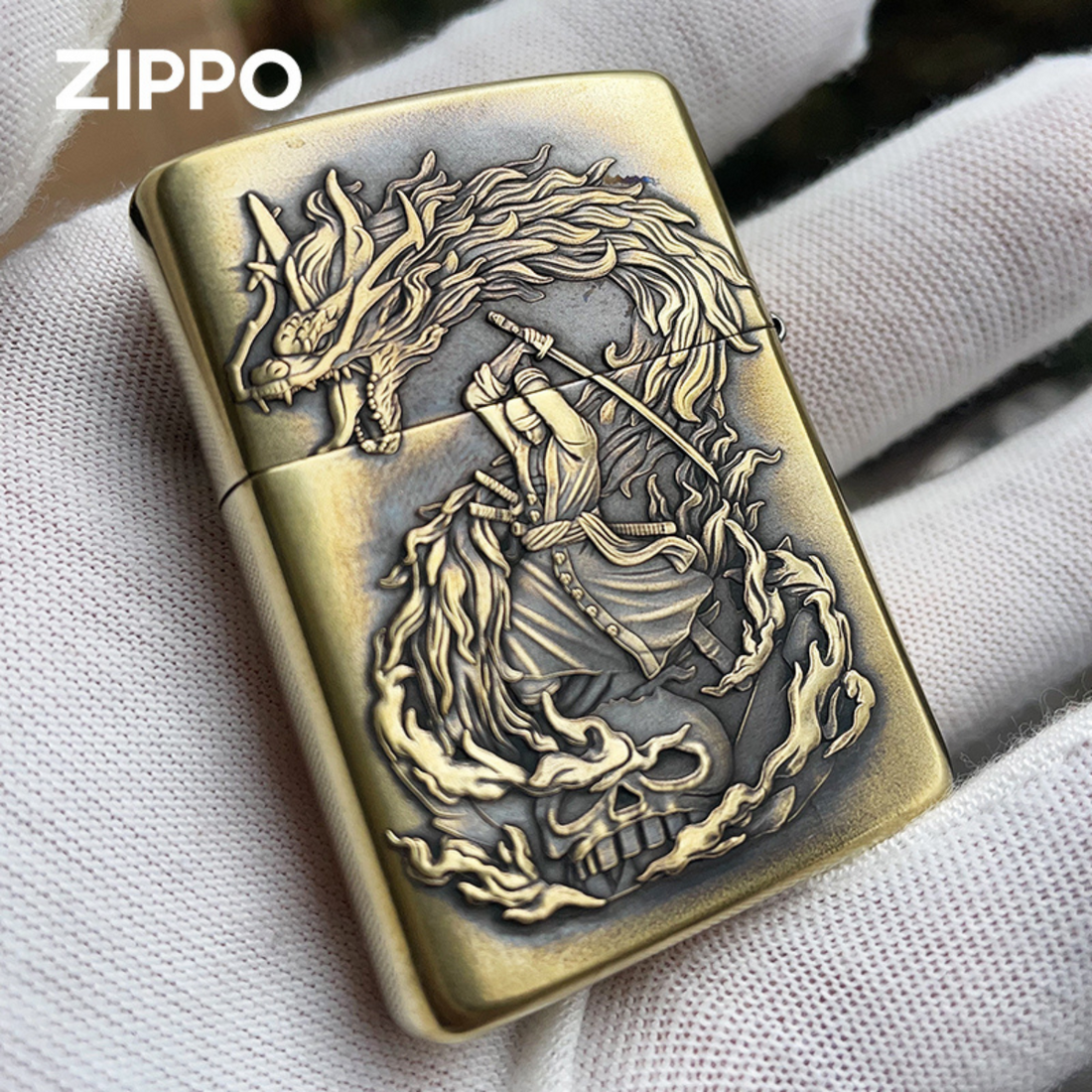 Ror.on.oa Zo.ro Zippo Lighter 3D Relief, Dual-Side, 2025 Edition