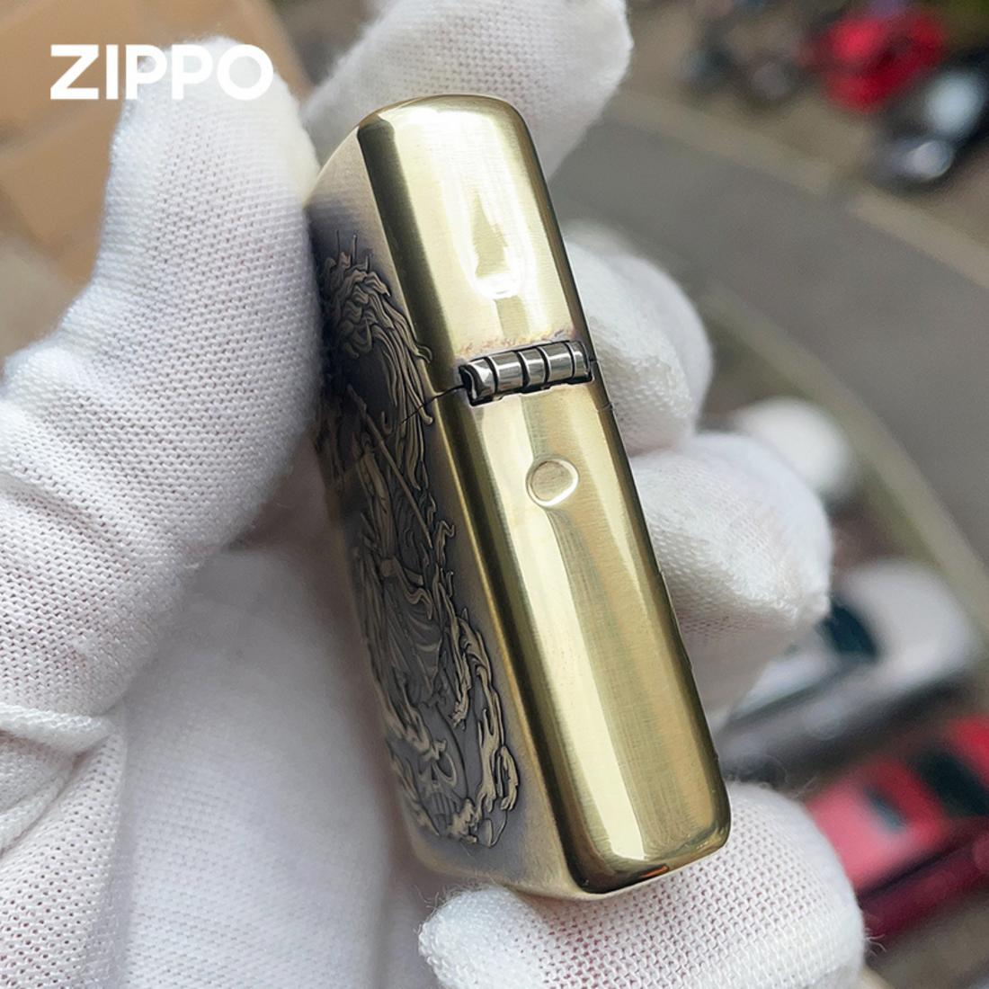Ror.on.oa Zo.ro Zippo Lighter 3D Relief, Dual-Side, 2025 Edition