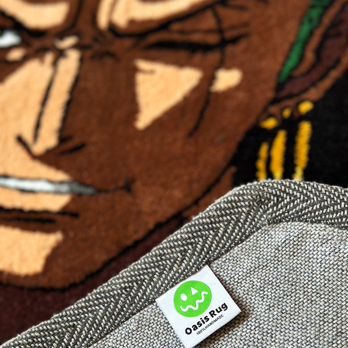 Pre Sale / Made To Order Z.oro One Pi.ece Rug – Handmade Tufted Anime Carpet for Fans