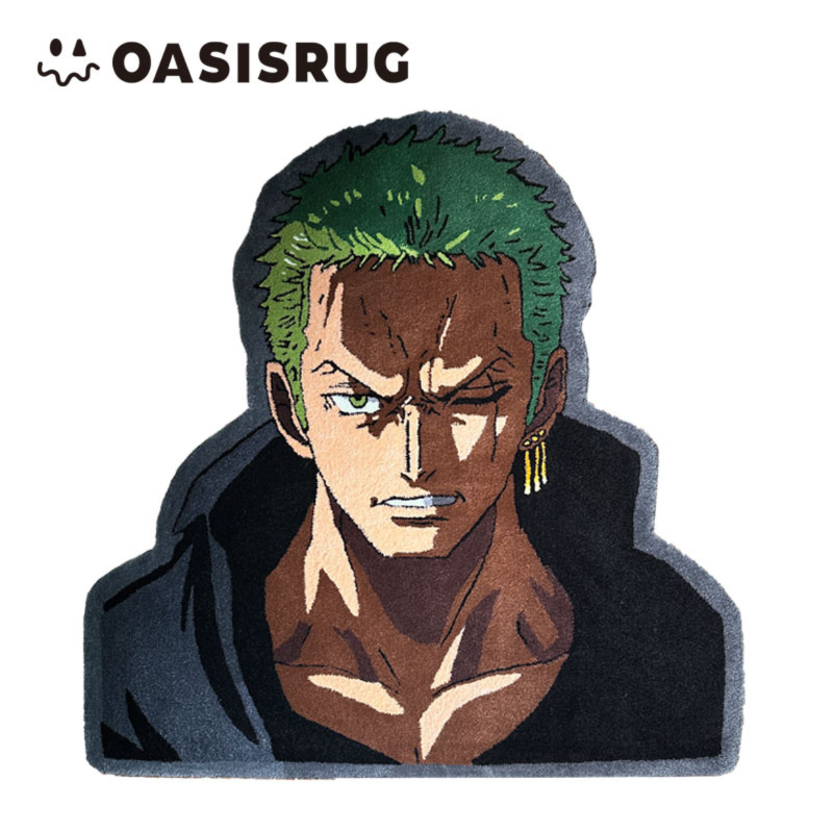 Pre Sale / Made To Order Z.oro One Pi.ece Rug – Handmade Tufted Anime Carpet for Fans