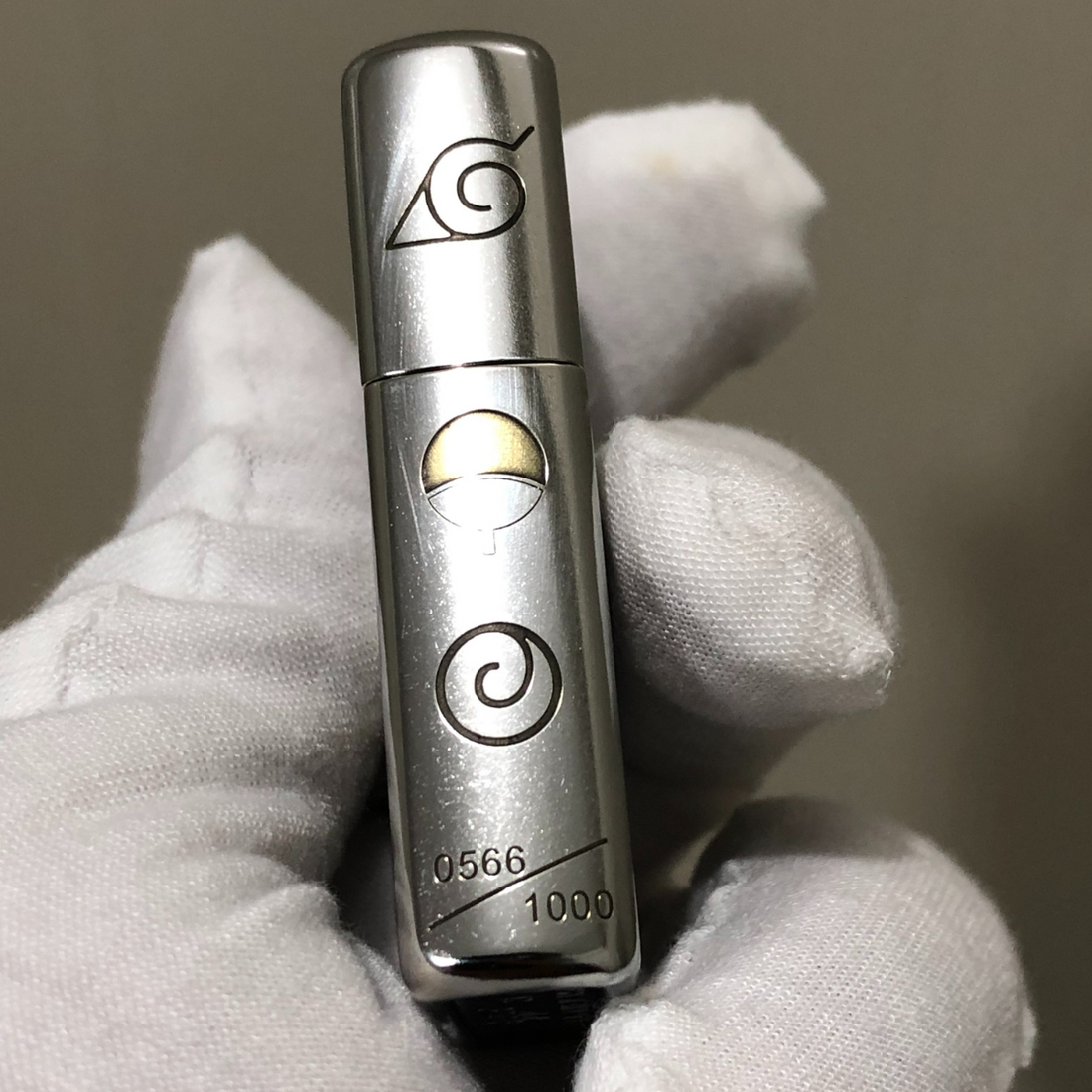 N.aru.to Zippo Lighter Silver Matte – Deep Engraved Team 7