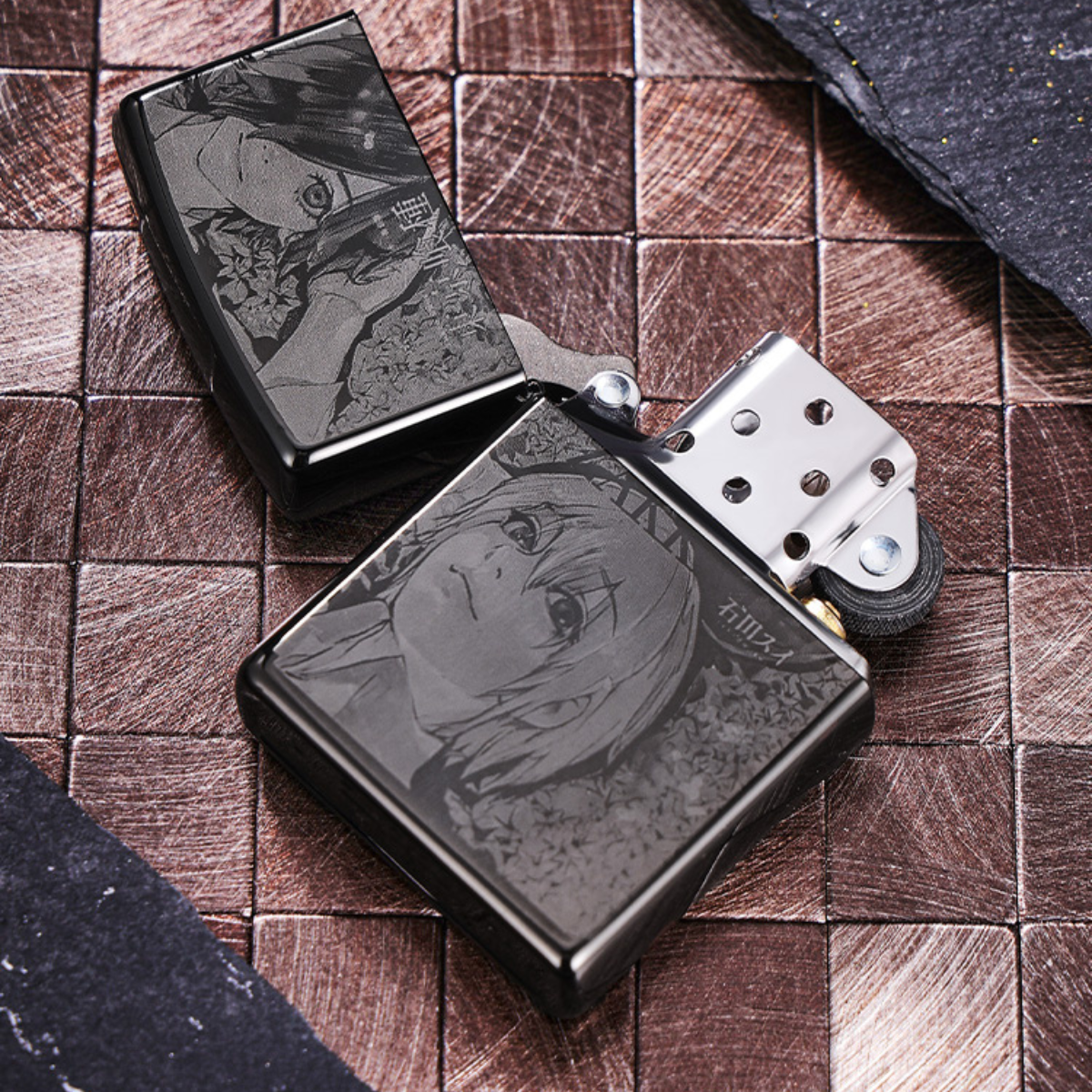 Tokyo Ghoul Zippo Lighter, Official Laser Engraved, Anime Design