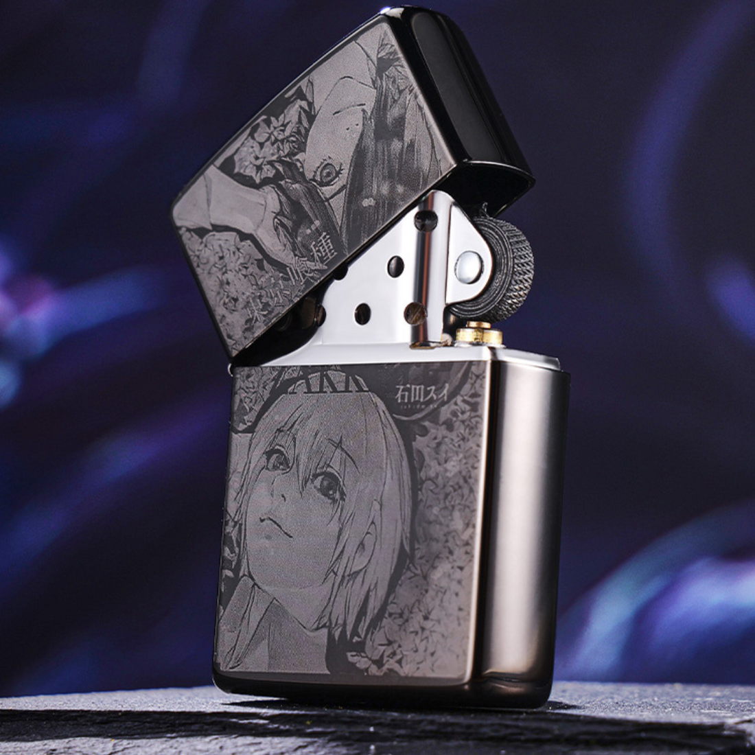 Tokyo Ghoul Zippo Lighter, Official Laser Engraved, Anime Design