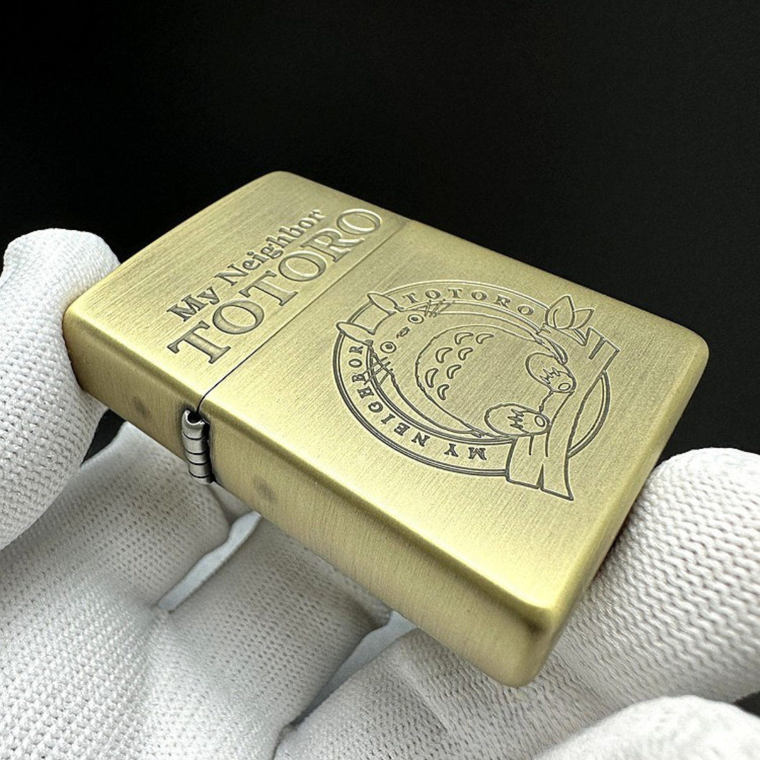 Totoro Rare Zippo Lighter Brass Engraved | Studio Ghibli Anime