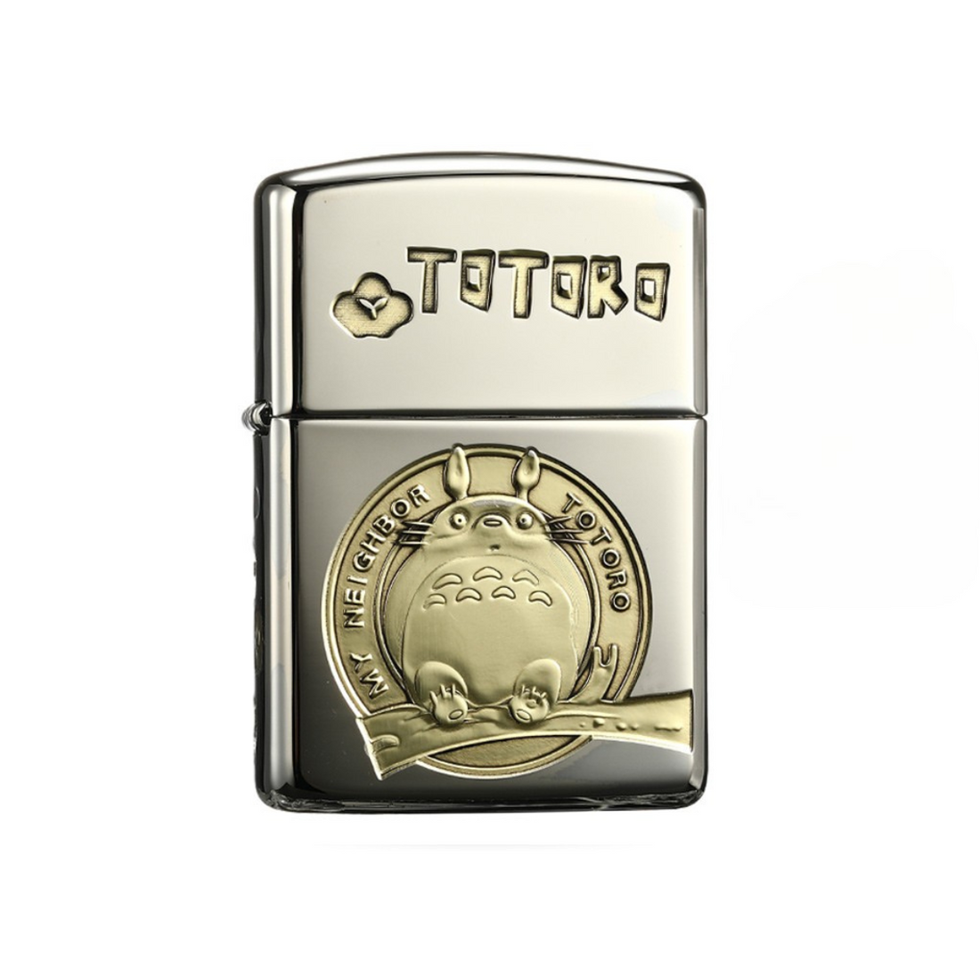 3D relief Zippo lighter with Totoro from My Neighbor Totoro, Studio Ghibli collectible