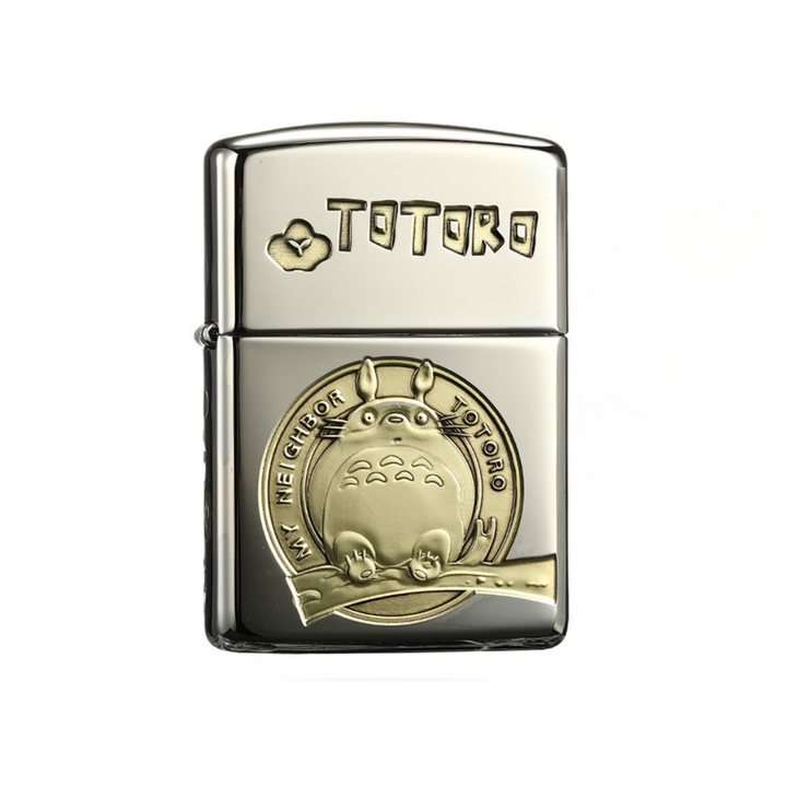 3D relief Zippo lighter with Totoro from My Neighbor Totoro, Studio Ghibli collectible