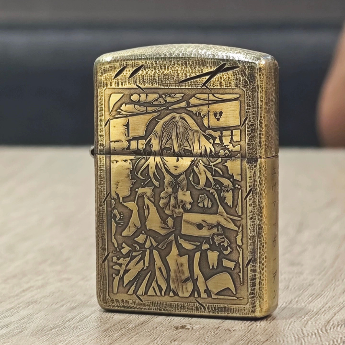 Violet Evergarden Zippo Lighter - Pure Copper Antique Hand Made