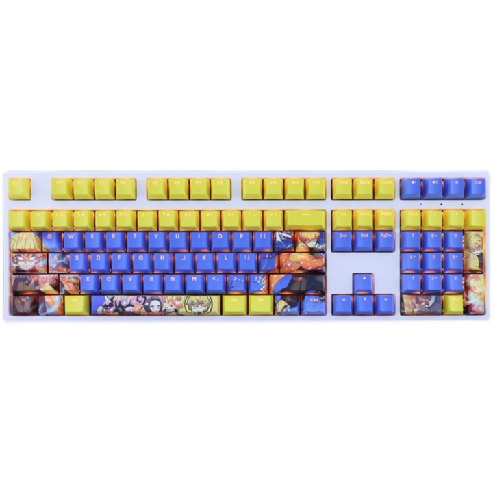 Demon Slayer Zenitsu Anime Keycap Set