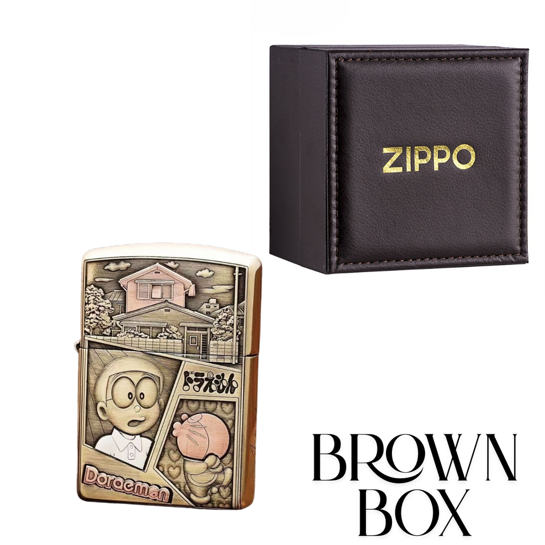 Doraemon Zippo lighter 3D Relief Stand By Me