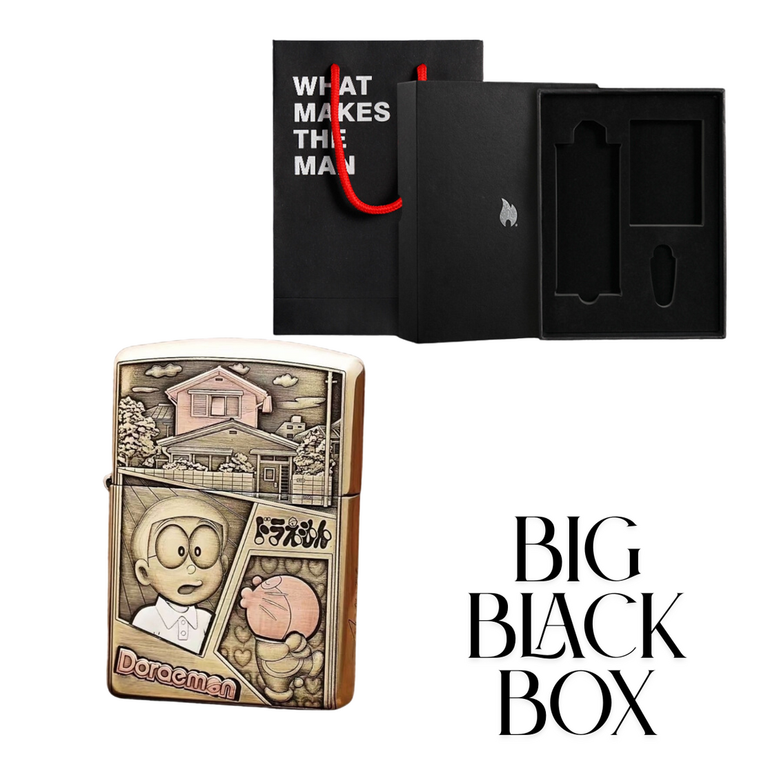 Doraemon Zippo lighter 3D Relief Stand By Me