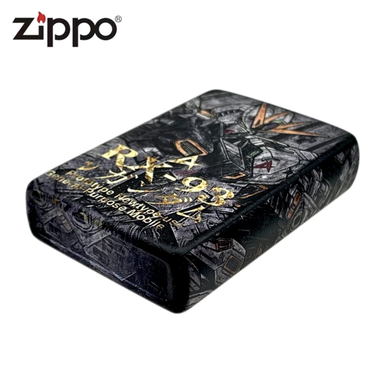 Gundam RX-93 3D Painted Zippo Lighter – Custom Anime Collection